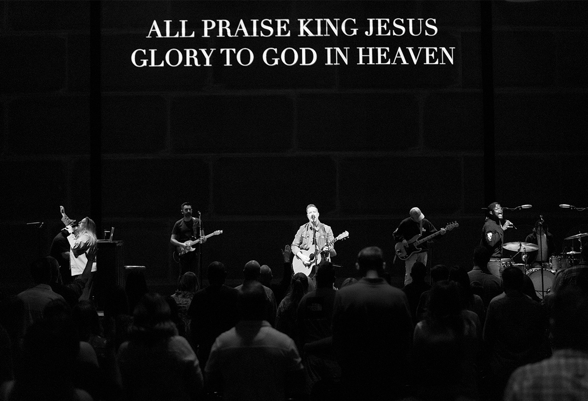 Leading worship